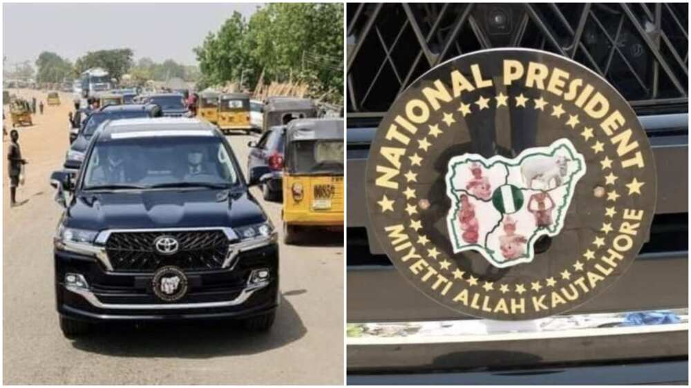 Nigerians React as Miyetti Allah's President Uses Convoy, Police Escorts, SUV with Seal