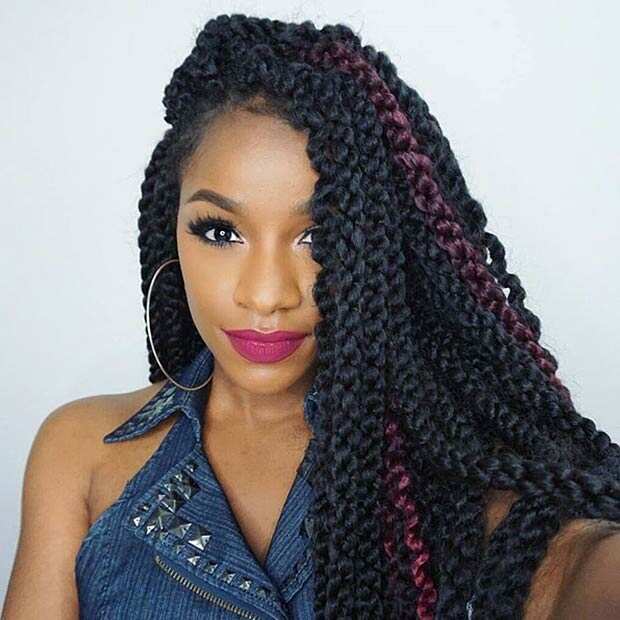 Big twist braids hairstyles for real fashionistas 