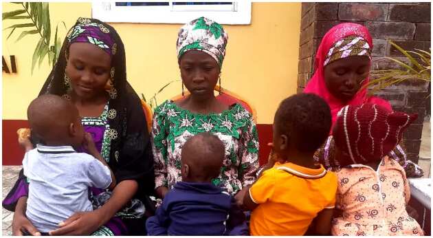 Rescued Chibok school girls