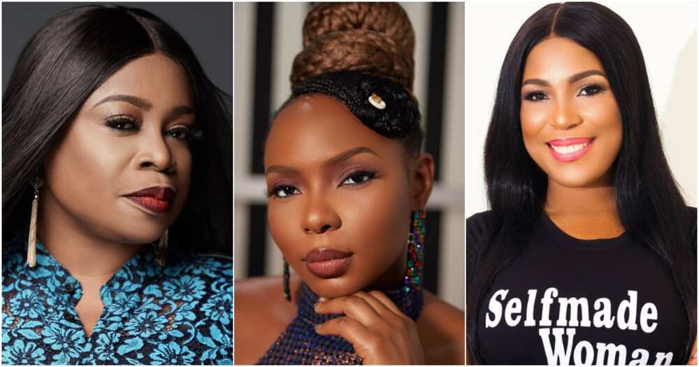 Sinach, Yemi Alade and Linda Ikeji Sinach, Yemi Alade and Linda Ikeji