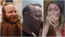 Man shaves off all beards, cuts his long hair, wife looks surprised when she sees him in viral video