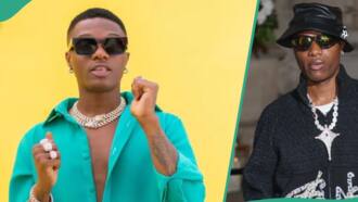 “He likes Davido low key": Wizkid shows off new look, 30BG reacts, clip trends
