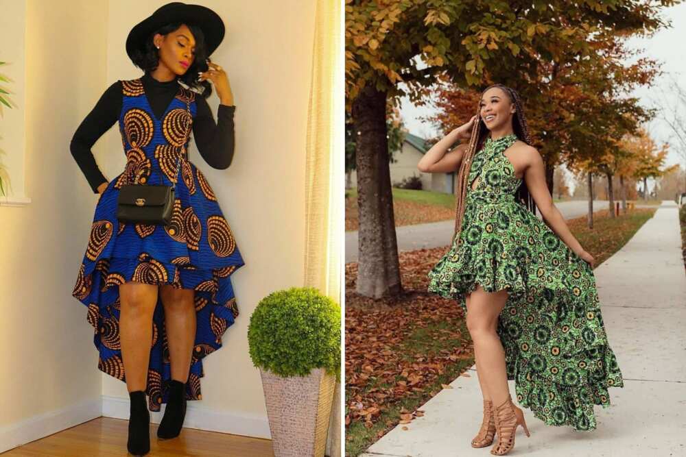 Ankara flare gown