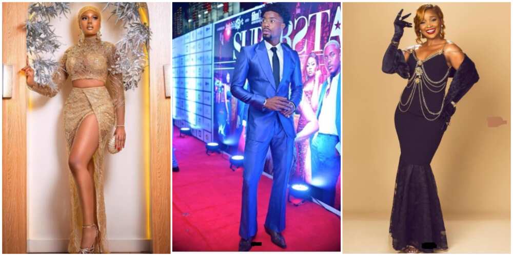 Photos of Nigerian celebrities.