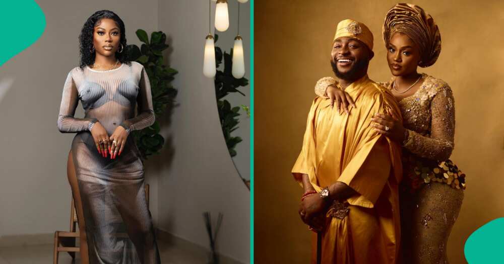 Video as Sophia Momodu react to Davido's pre-wedding photos