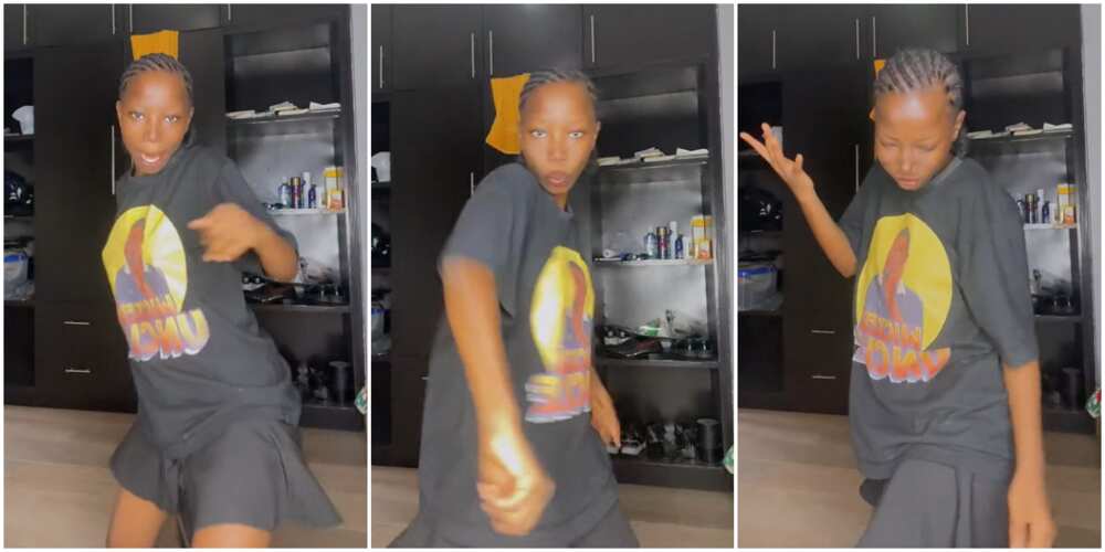 Emmanuella dancing on tiktok, Emmanuella dancing to Victony's Soweto