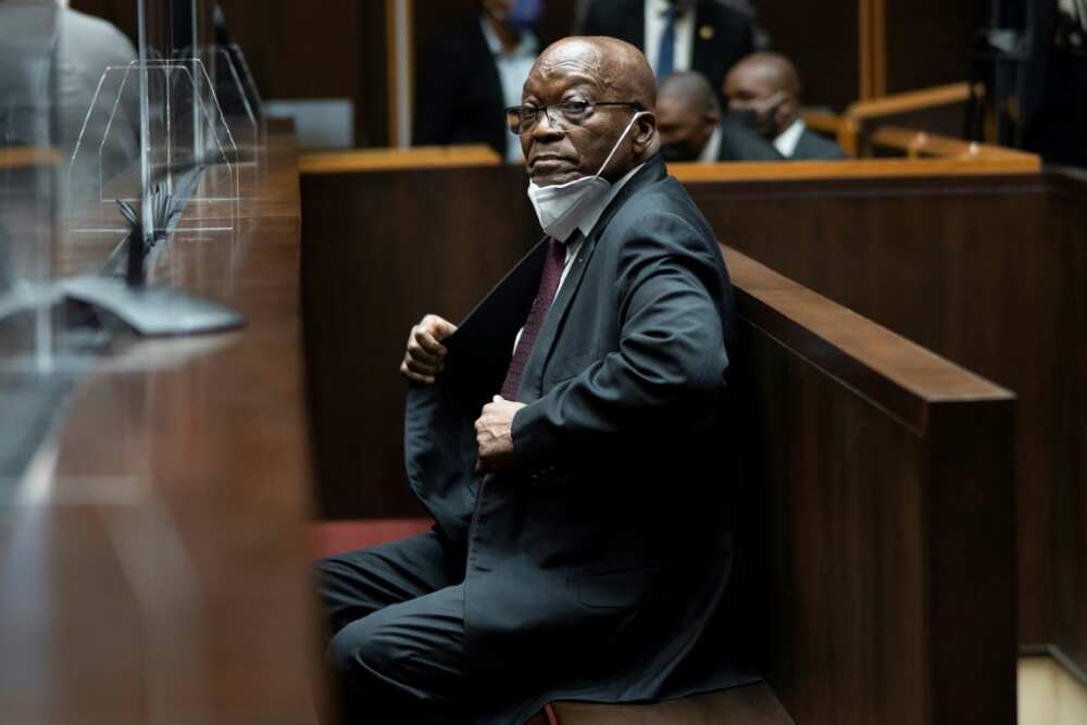 Ex-president Jacob Zuma was jailed last year for contempt of court after  refusing to testify to a graft inquiry, before being released on medical parole