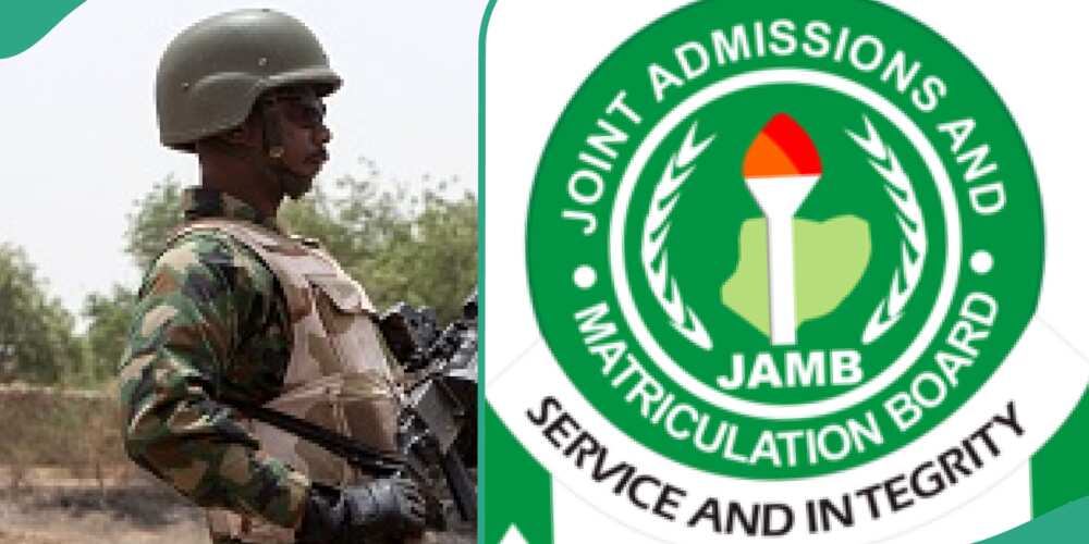 Nigerians react to Nigerian Army man's UTME score as it surfaces online