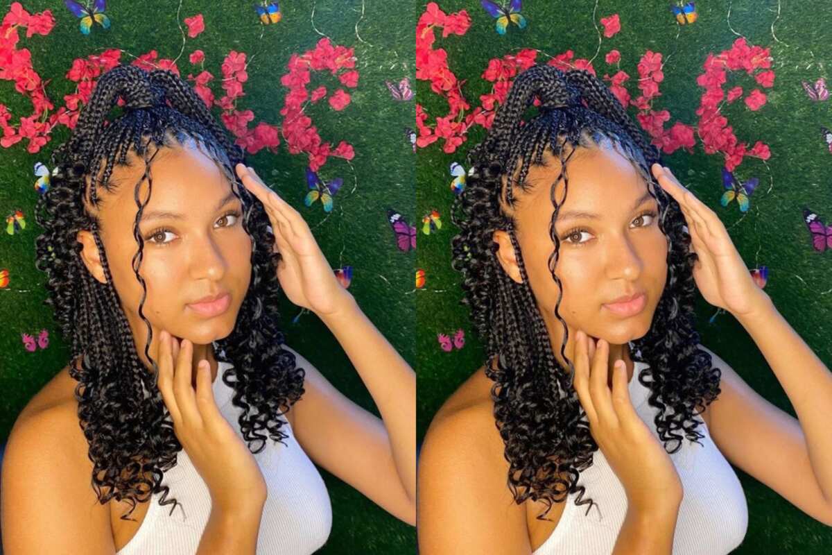 French Curly Braiding Hair 16 Inch 8 Packs Curly Braiding Hair Pre  Stretched for Box Braids French Curls Braiding Hair French Curl Crochet  Braids Bouncy Loose Wavy Spiral Curl Braiding Hair French