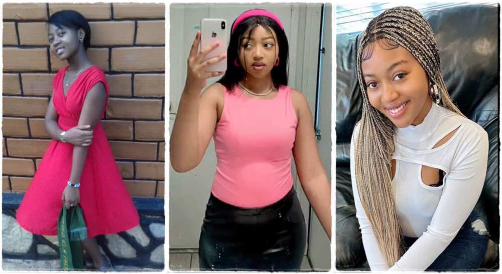 Lady's transformation photos goes viral.