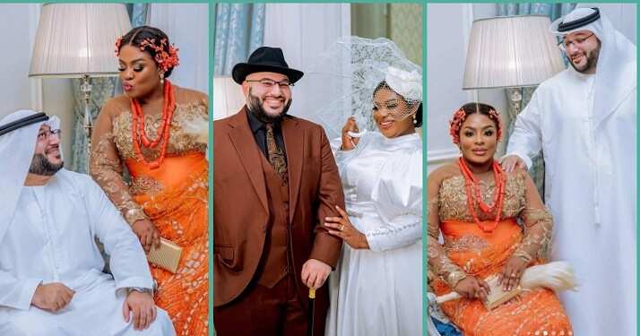 See photos from the wedding ceremony of an Igbo lady and her Arab husband