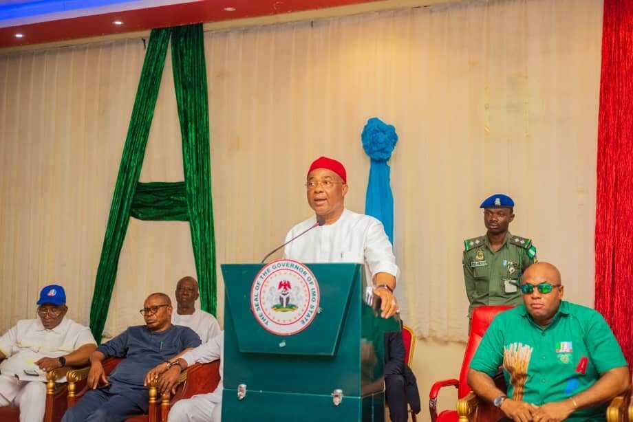Governor Uzodimma praises Imo state Governor Uzodimma praises Imo state
