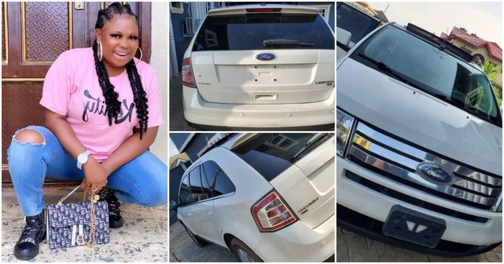 Actress Kemi Apesin acquires brand new Ford SUV (photos)