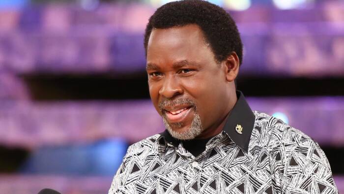 TB Joshua's children and wife: Evelyn, Sarah, Promise, and Heart Joshua