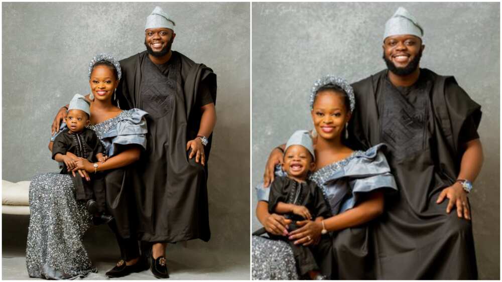 Young Nigerian family celebrates their birthdays all in March, beautiful photoshoot stirs reactions
