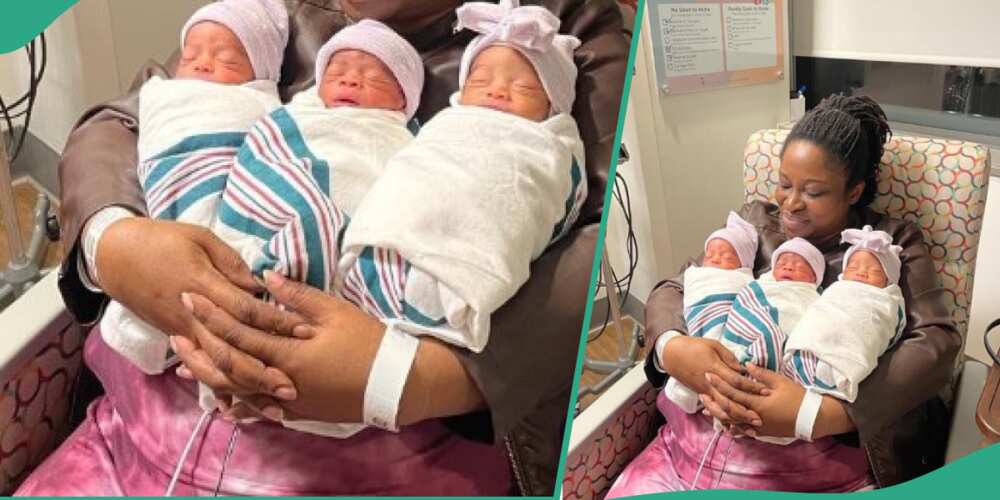 Nigerian couple welcomes triplets after 6 years