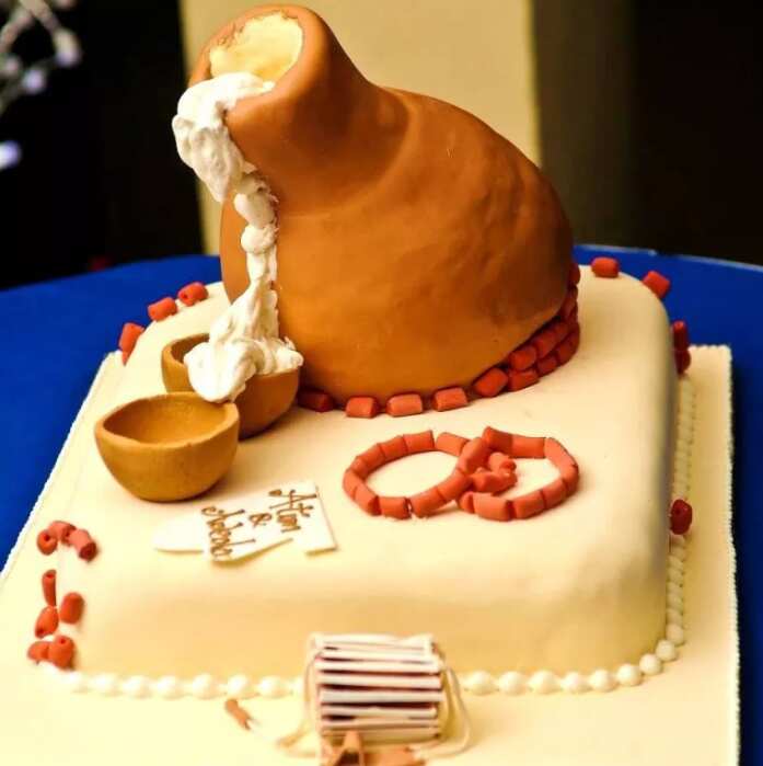 Igbo marriage cake design