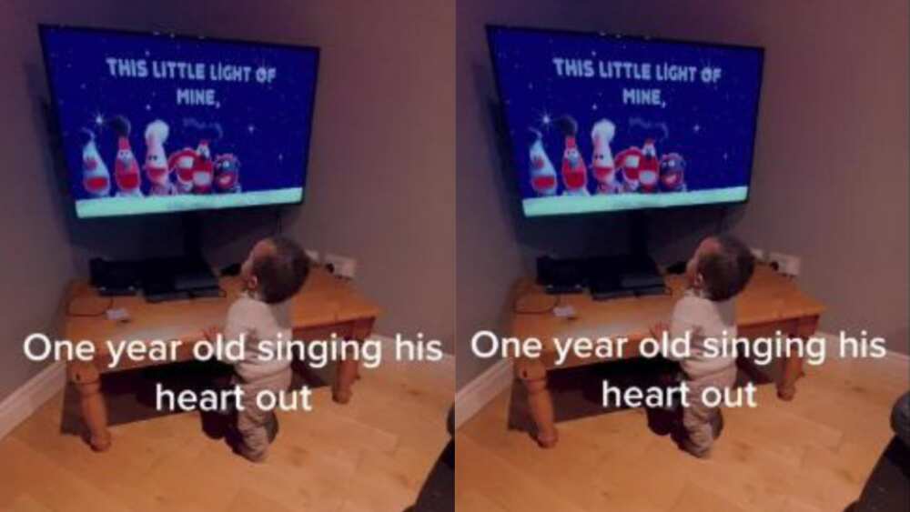 One-year-old sings with perfect pitch
