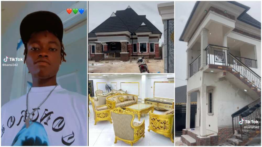 Building houses in Nigeria/man loved his house.