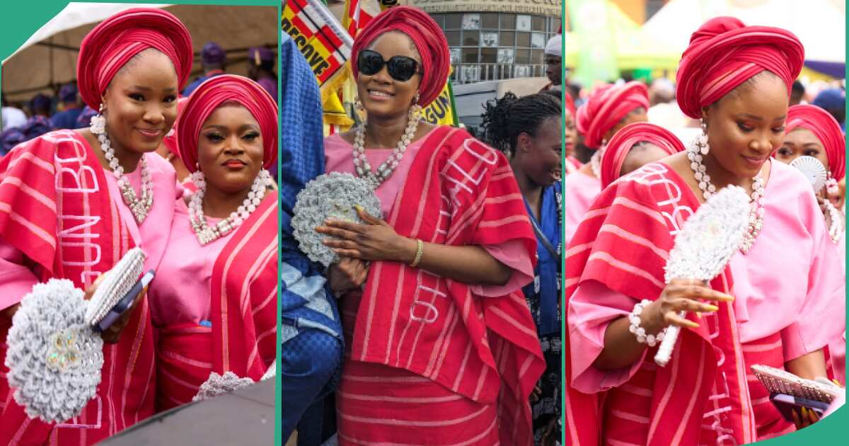 Photos: This Nigerian lady attended the Ojude Oba, you need to see her dress