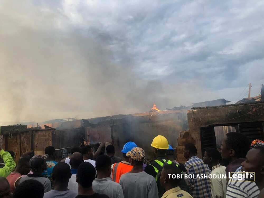 One feared dead as gas station catches fire in Lagos One feared dead as gas station catches fire in Lagos