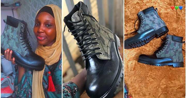 Talented shoemaker, KhairMss, military inspired shoe