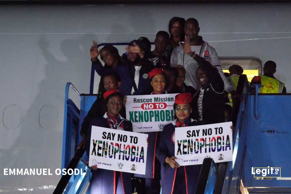 Xenophobia: Fleeing Nigerians arrive Lagos from South Africa