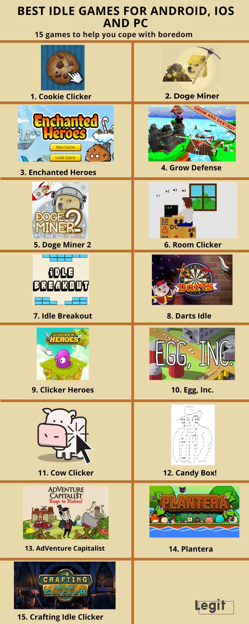 15 best idle games for Android, iOS and PC (browser) against boredom -  Legit.ng