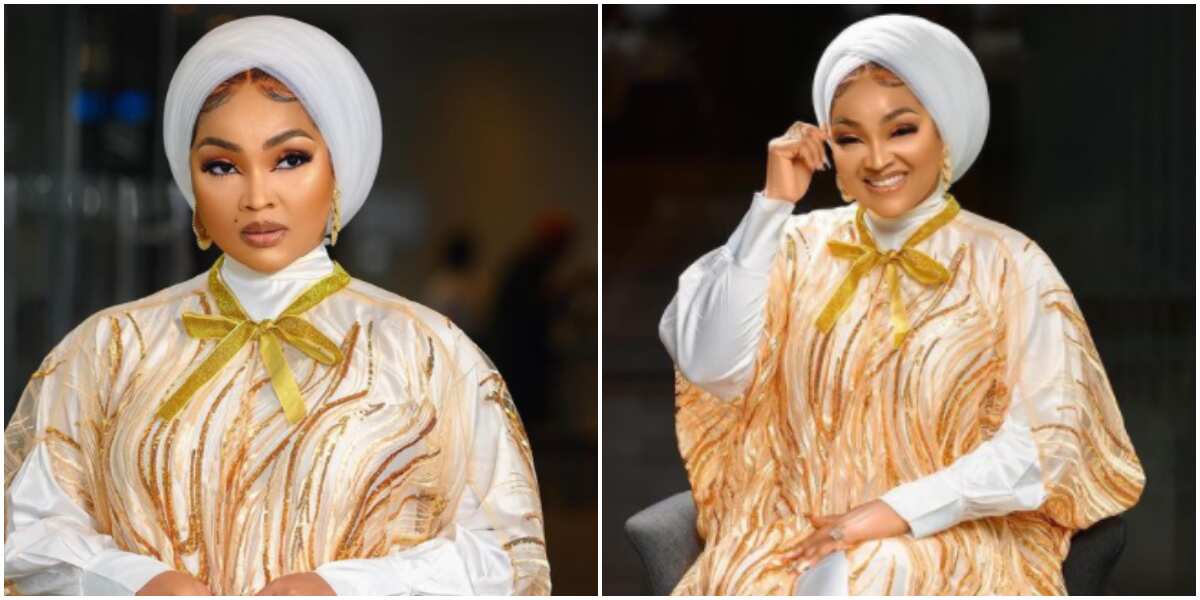 Actress Mercy Aigbe adopts new Muslim name, reveals it to fans as they welcome her to Islam