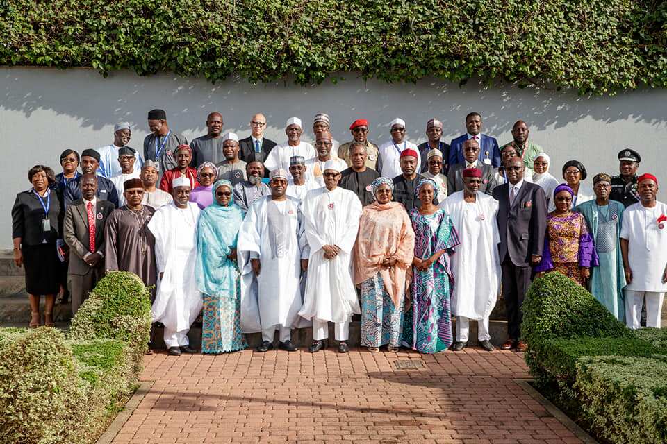 President Buhari inaugurates members of committee for elimination of drug abuse