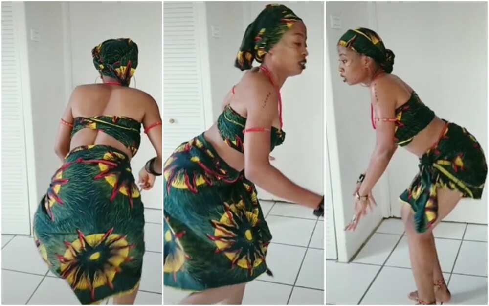 Powerful Nigerian lady uses magical waist dance to Egwu Abuja by Darlington Onye Ntisa create amazing video.
