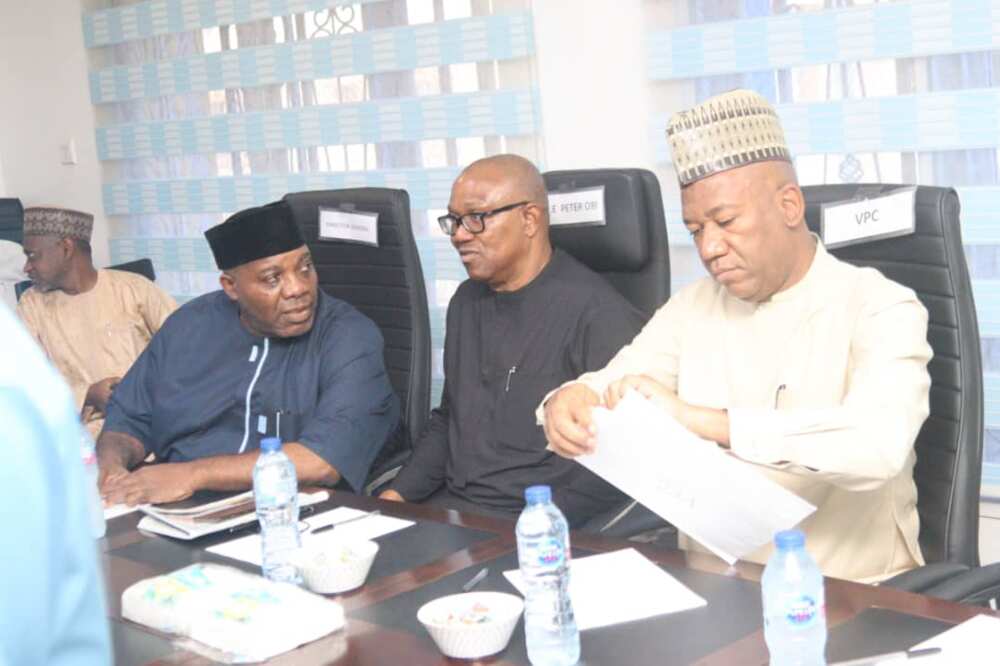 Peter Obi/Doyin Okupe/Labour Party Campaign DG/2023 General Election/Julius Abure