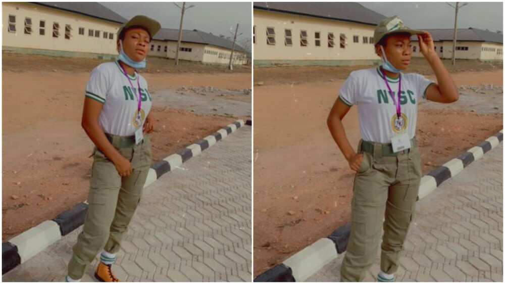 Nigerian lady finishes NYSC, says God more grace to achieve it in her family as last born