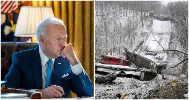 President Biden and the collapsed bridge