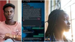 "What did you just delete?" Nigerian man uses GB Whatsapp to catch his cheating girlfriend, leaks her chat