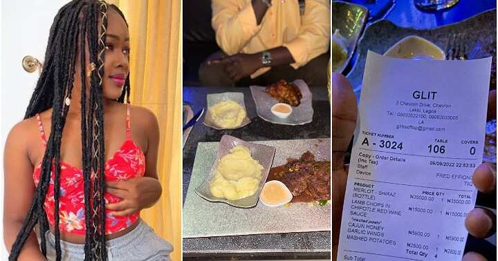 Lady spends N58,700 on her man, expensive date