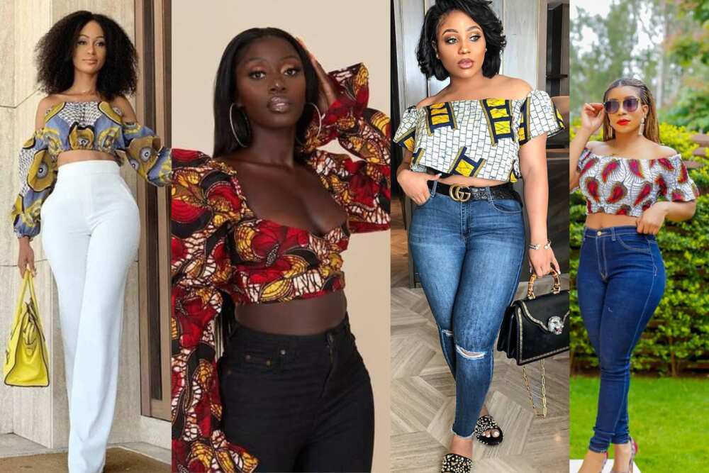 The only crop top you need  African print tops, Ankara corset top