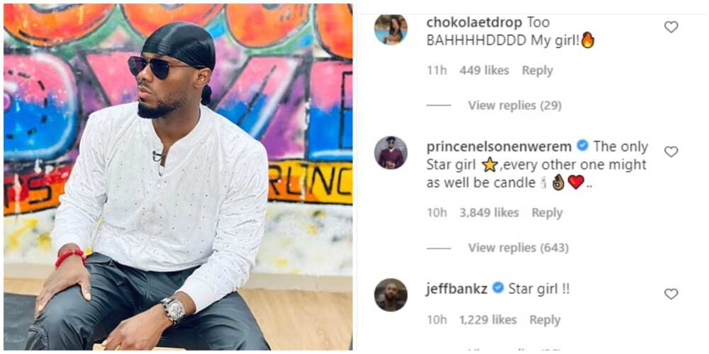 The only star girl, Prince hails Erica as she shares new photo