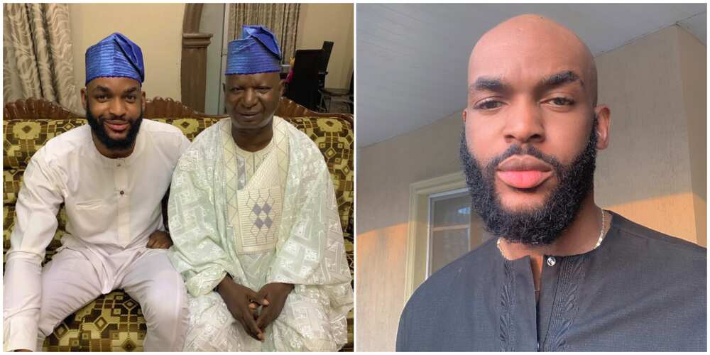 Nigerian man told to do DNA test after he shared photo of himself and his dad finally responds