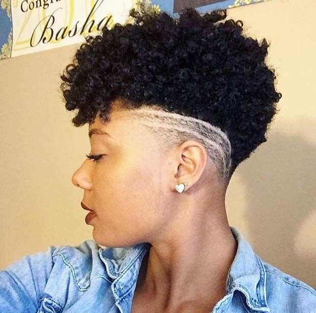 Shaved sides