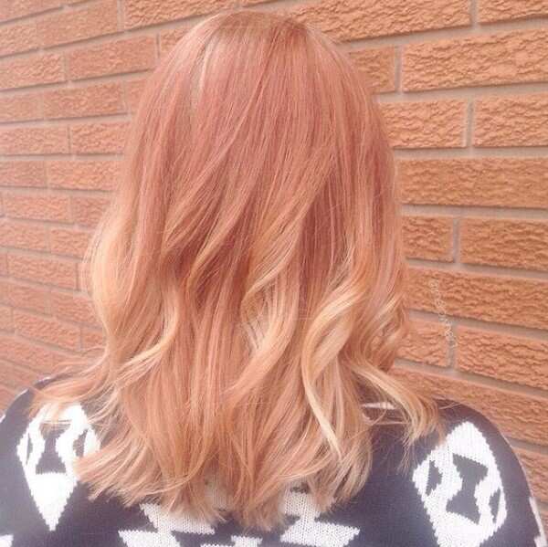 Strawberry blond