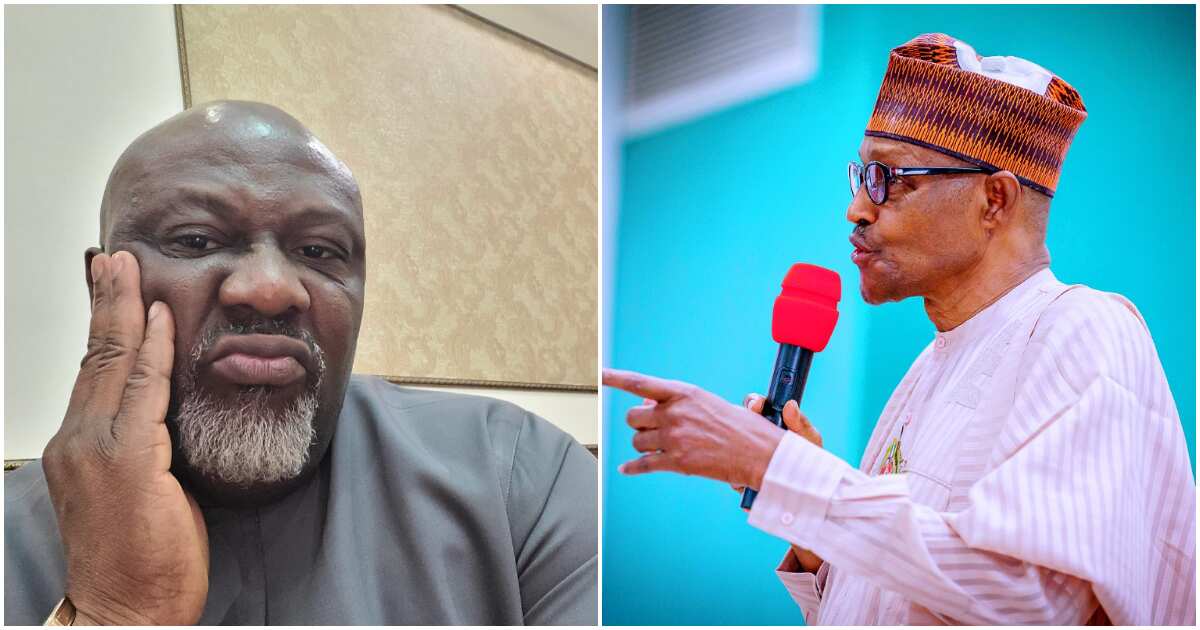 When is UK prime minister coming to Nigeria? Dino Melaye mocks Buhari's London medical trip