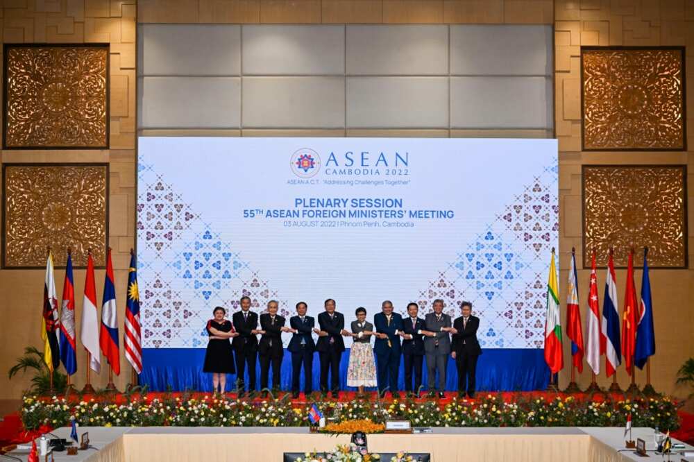 ASEAN foreign ministers meet in Phnom Penh on August 3, 2022