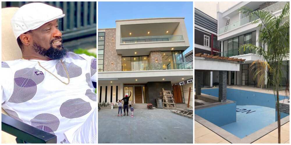 Music executive Jude Okoye shows off his luxury mansion