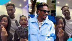 Shatta Wale: Ghanaian dancehall star flaunts his two lovely kids in video, peeps gush over their cuteness