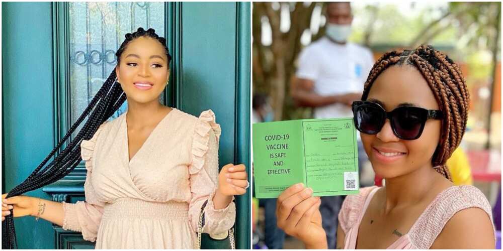 COVID 19: Actress Regina Daniels Gets Vaccinated, Shares Photo, Video Showing Her Experience