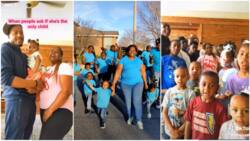 Mum of 12 beautiful children shows her family off with joy in beautiful videos, all of them dance