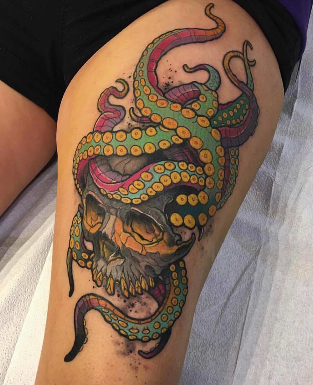 Thigh tattoos for girls Thigh tattoos for girls