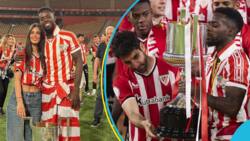 Iñaki Williams' fiancée drops touching message to him as his club Athletic Bilbao win Copa del rey