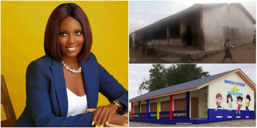Meet lady who paints school for student to learn in beautiful environment